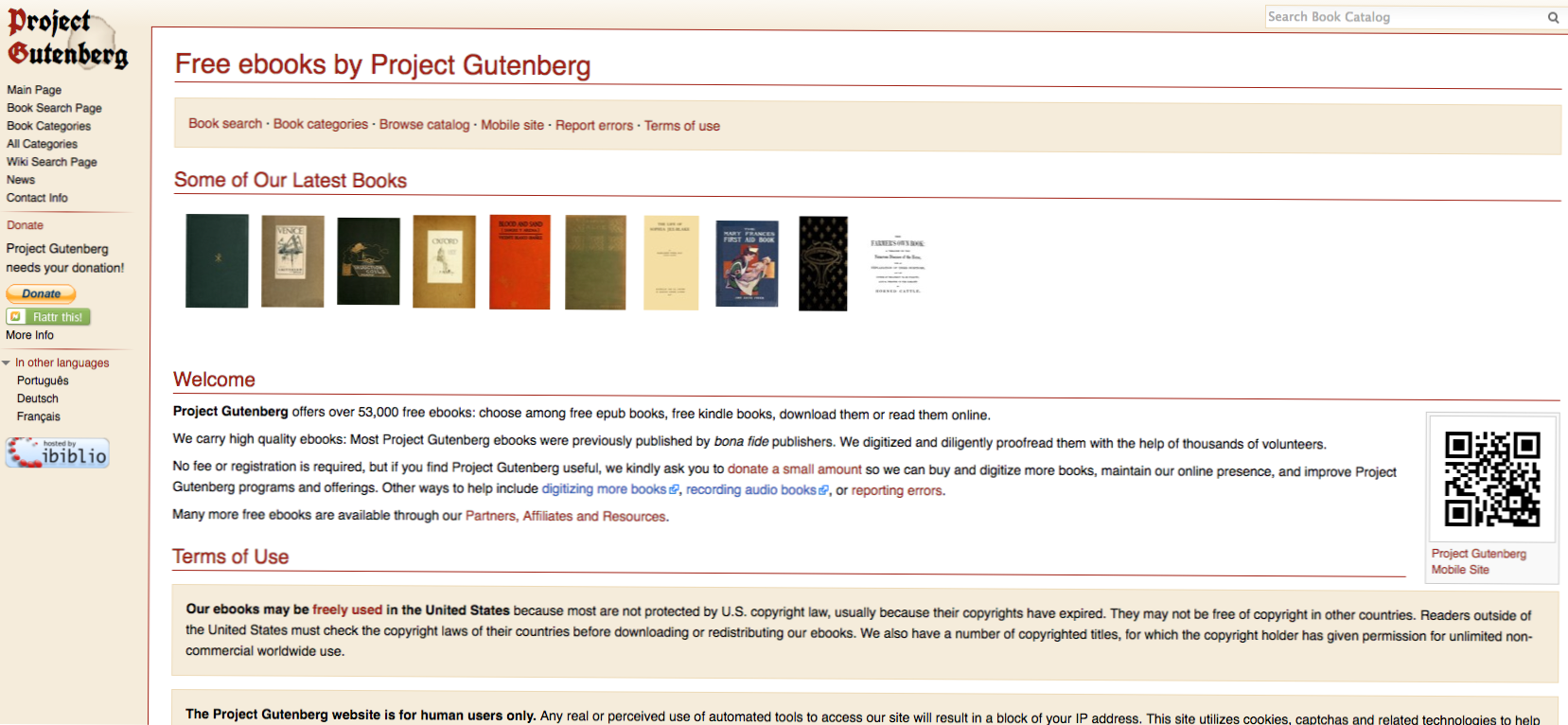 Project gutenberg.